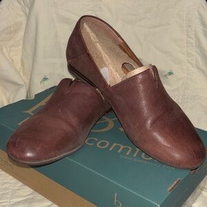 b.o.c. Born Concept Dark Brown Leather Suree Slip-On